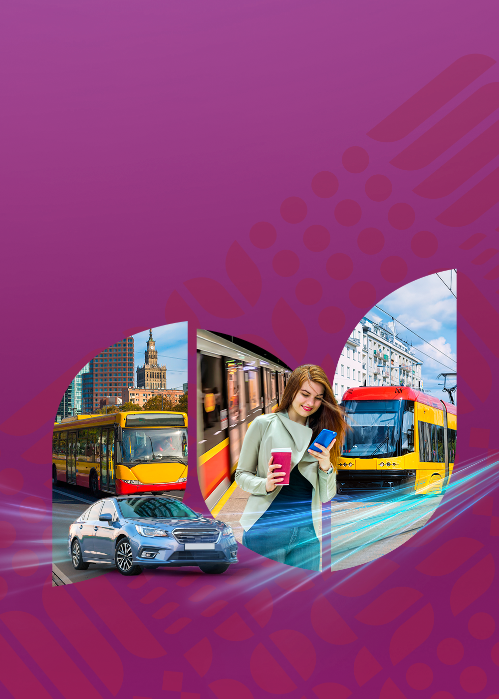 grafika dotycząca dojazdu do galerii Młocin