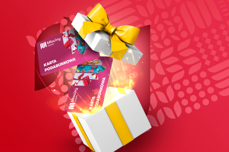 grafika kraty podarunkowej w galerii młociny