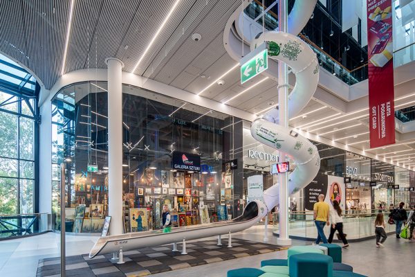 Zjeżdżalnia w galerii młociny