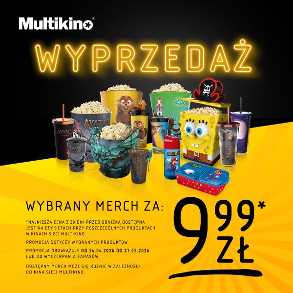 Wyprzedaż gadżetów filmowych w Multikino Galeria Młociny Warszawa kubki i wiaderka z bajek tanio od 9.99 zł