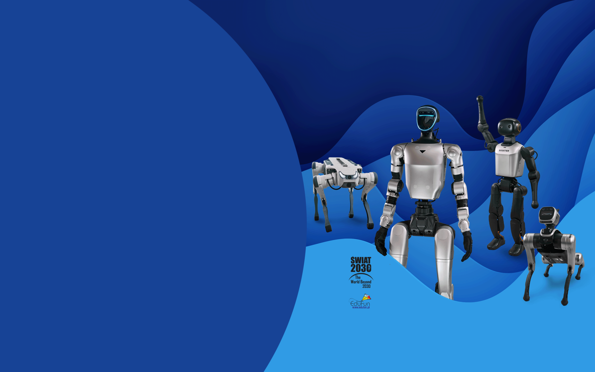 Galeria Młociny Świat Robotów wystawa edukacyjna darmowe atrakcje dla dzieci Warszawa Bielany baner desktop